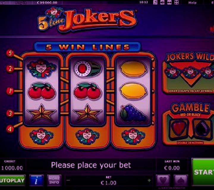5 Line Jokers online slot