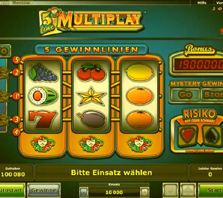 5 Line Multiplay slot game