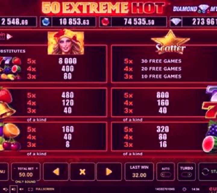 50 Extreme Hot online slot