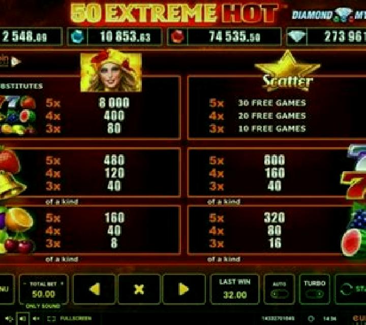 50 Extreme Hot slot