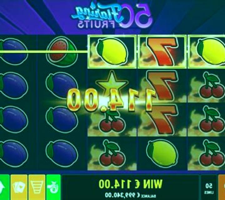 50 Flaring Fruits slot machine