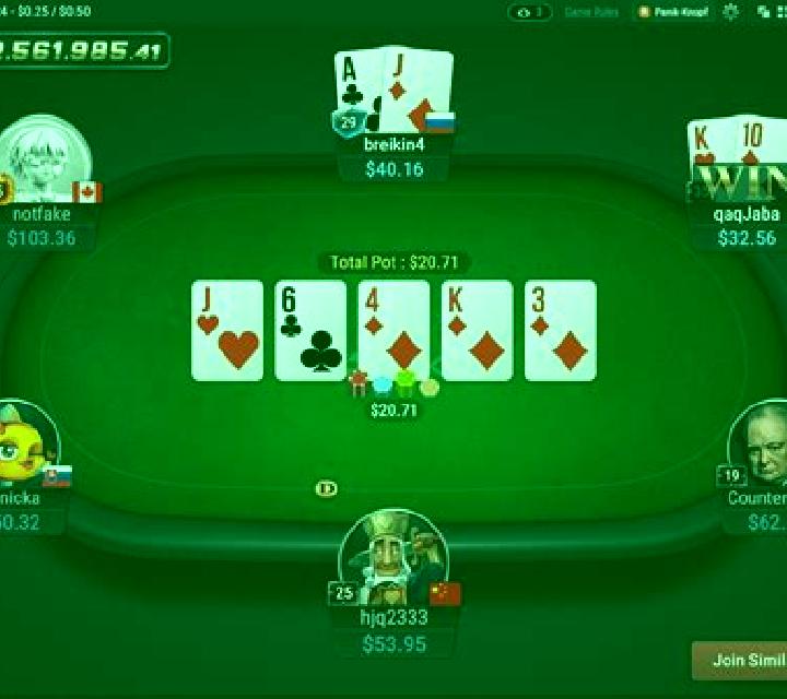50x Poker Play Poker slot game