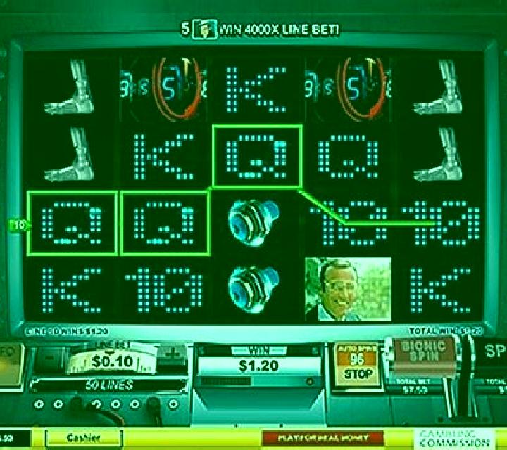6 million Dollar Man slot