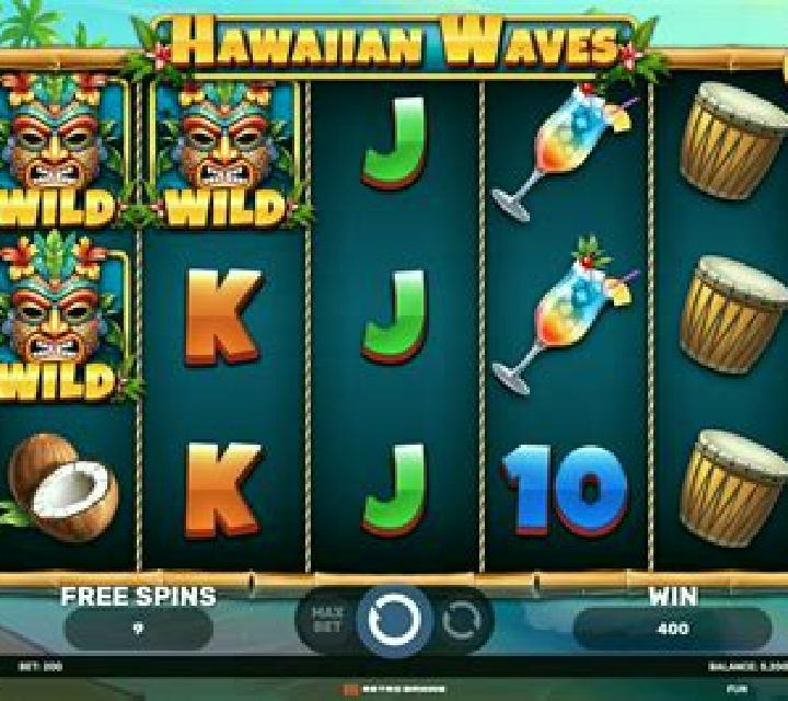 777 - Hawaiian Waves slot machine