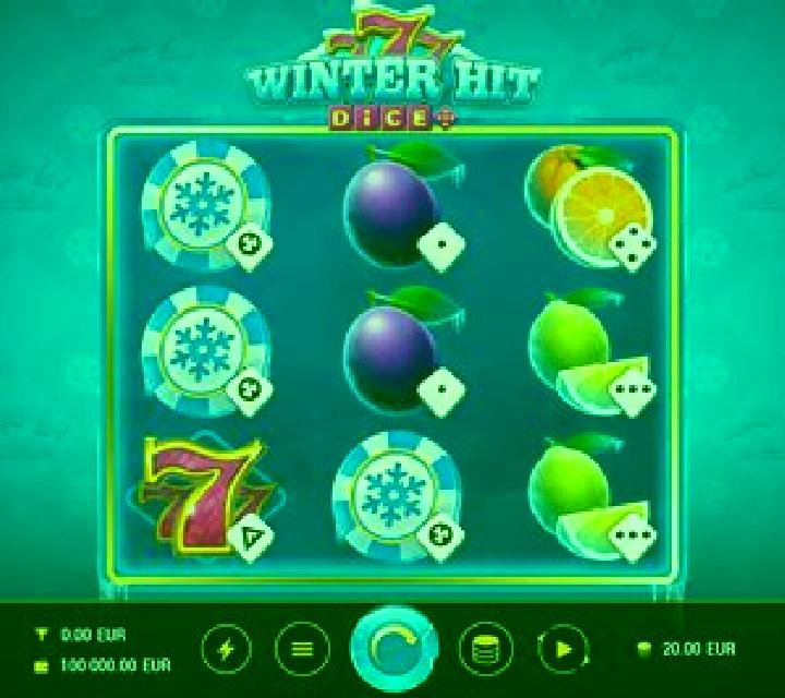777 Winter Hit Dice slot game