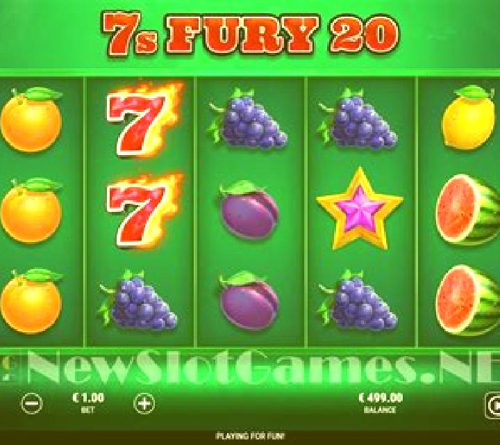 7s Fury 20 slot