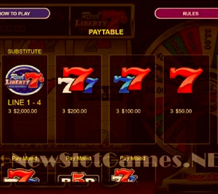 7s Fury 40 slot machine