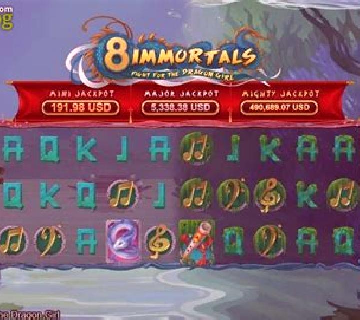 8 Immortals Fight For The Dragon Girl slot game