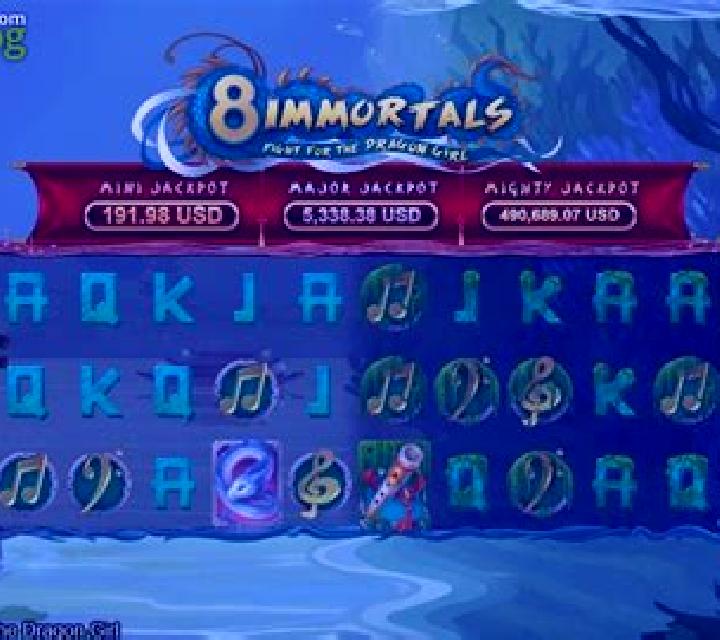 8 Immortals Fight For The Dragon Girl slot machine