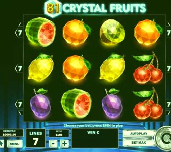 81 Crystal Fruits slot machine