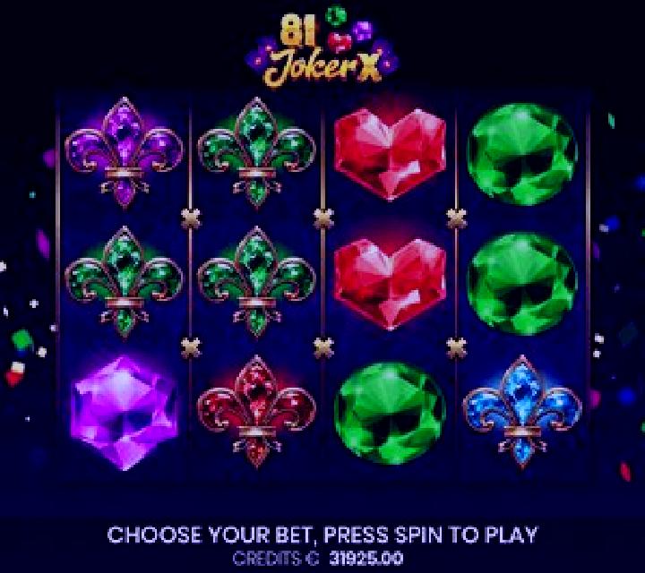 81 JokerX slot machine