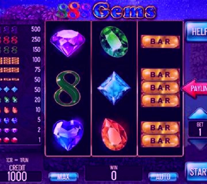 888 Gems slot machine