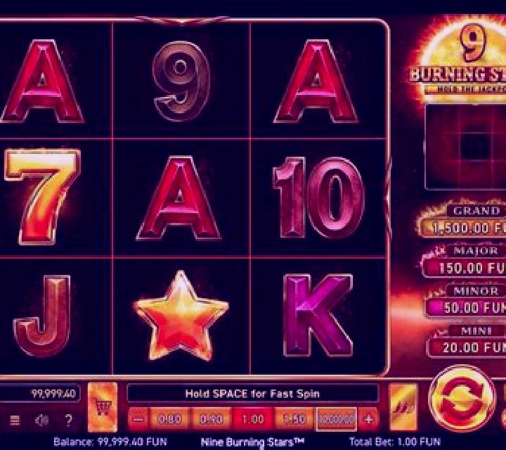 9 Burning Stars slot machine