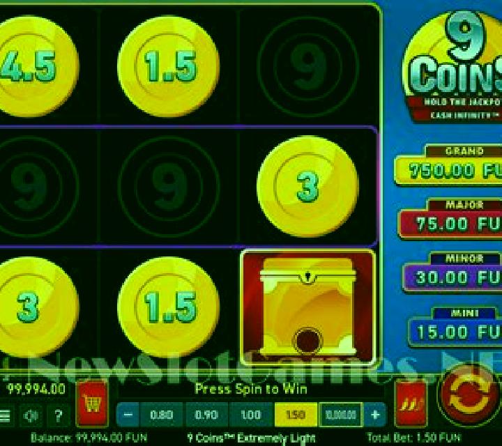 9 Coins Extremely Light slot