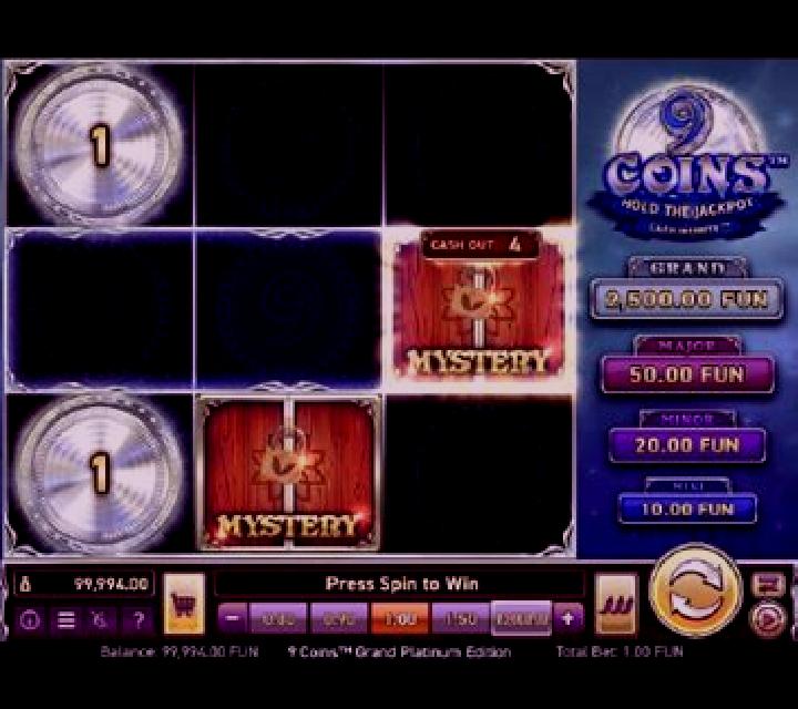 9 Coins Grand Platinum Edition online slot