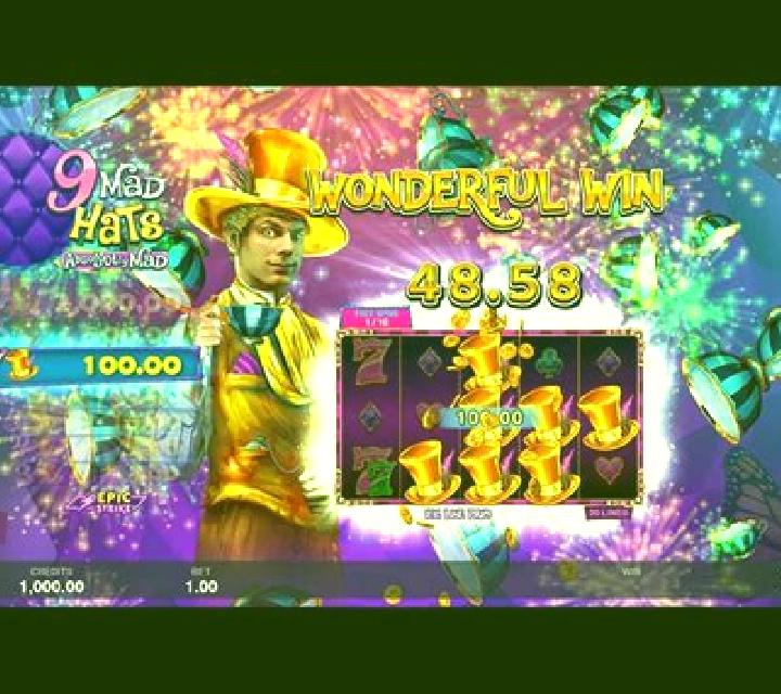 9 Mad Hats slot machine