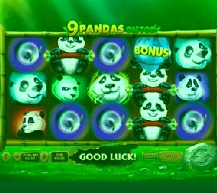9 Pandas On Top slot