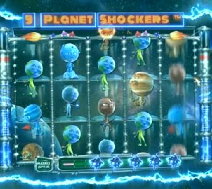 9 Planet Shockers Scratch online slot