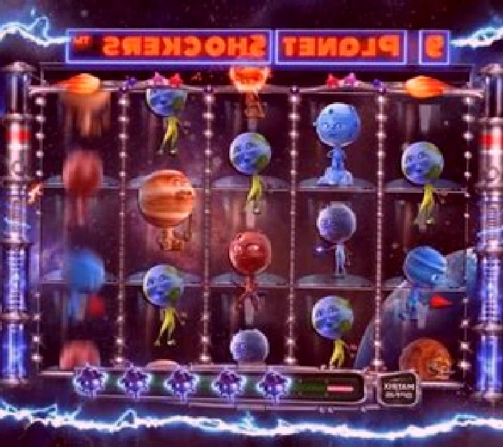 9 Planet Shockers Scratch slot game