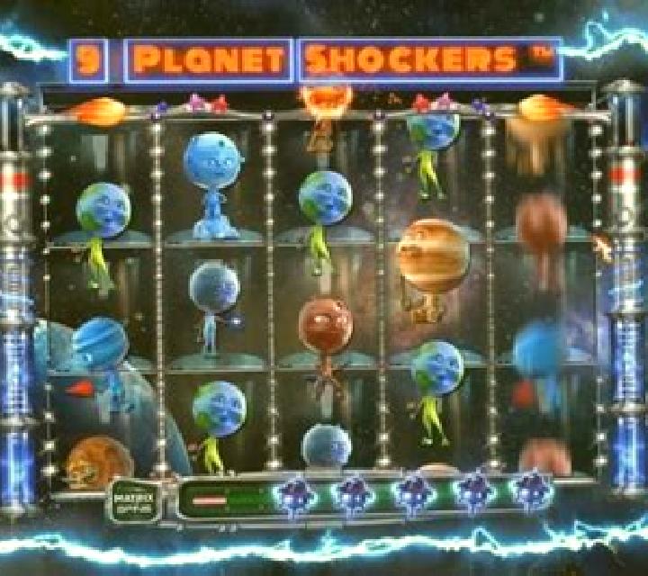 9 Planet Shockers Scratch slot machine