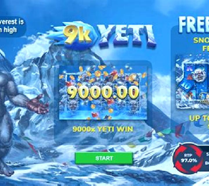 9K Yeti Gold slot game
