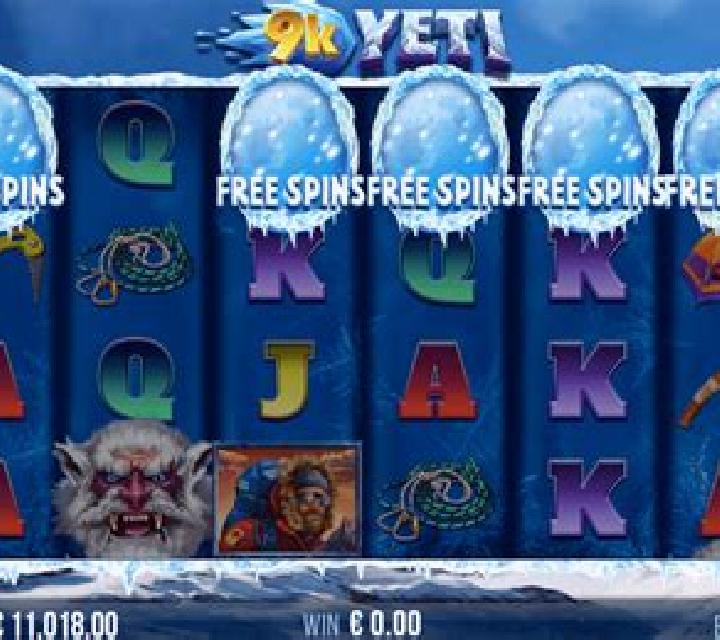 9K Yeti slot machine