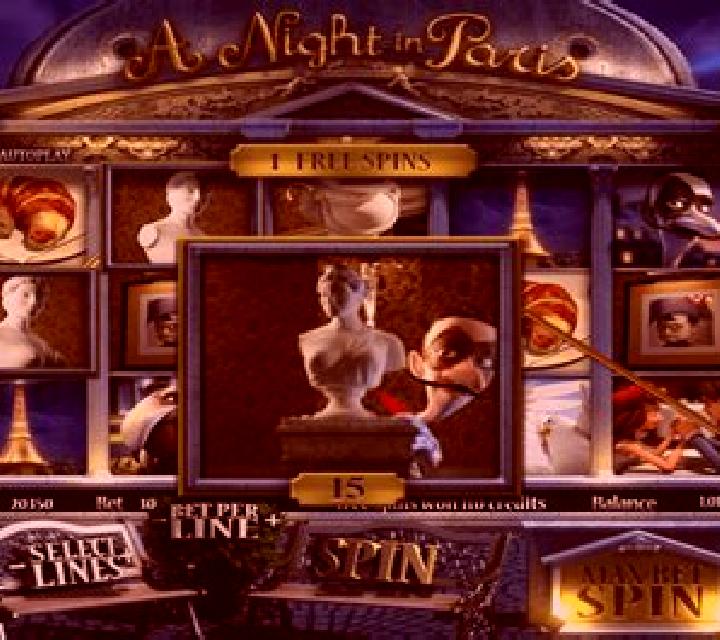 A Night in Paris JP slot game