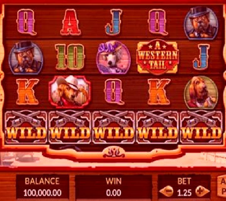 A Western Tail slot machine