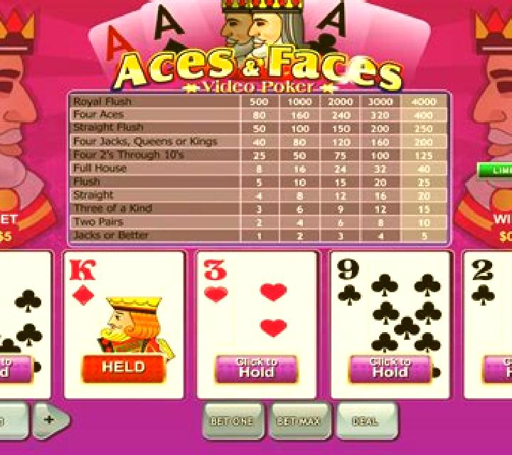 Aces and Faces Multihand (Playtech) online slot
