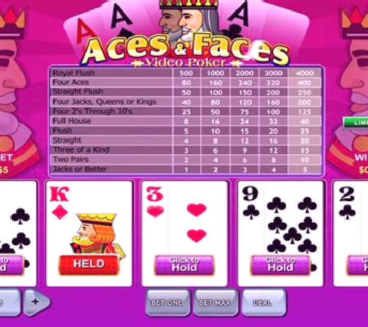 Aces and Faces Multihand (Playtech) slot
