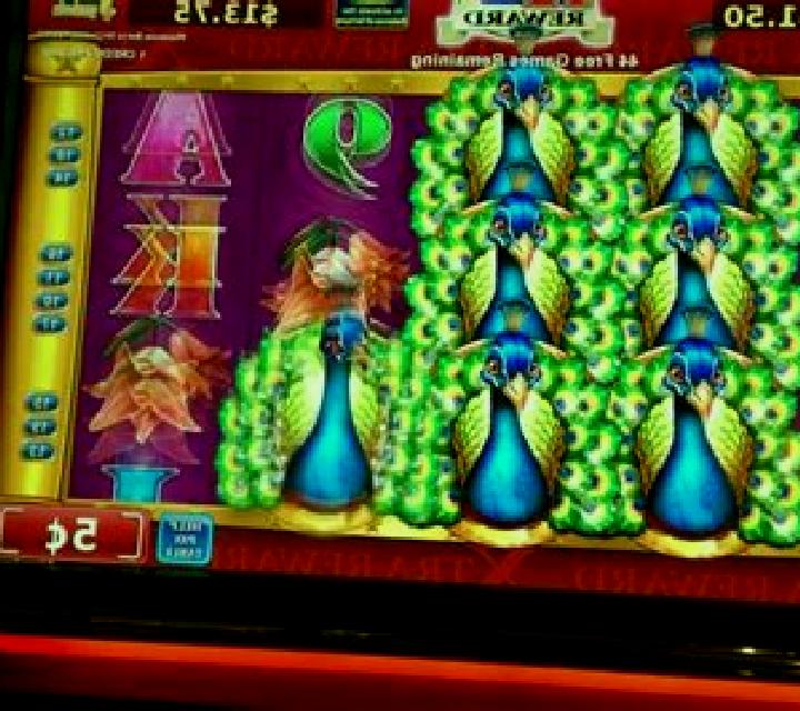 Adorned Peacock slot machine
