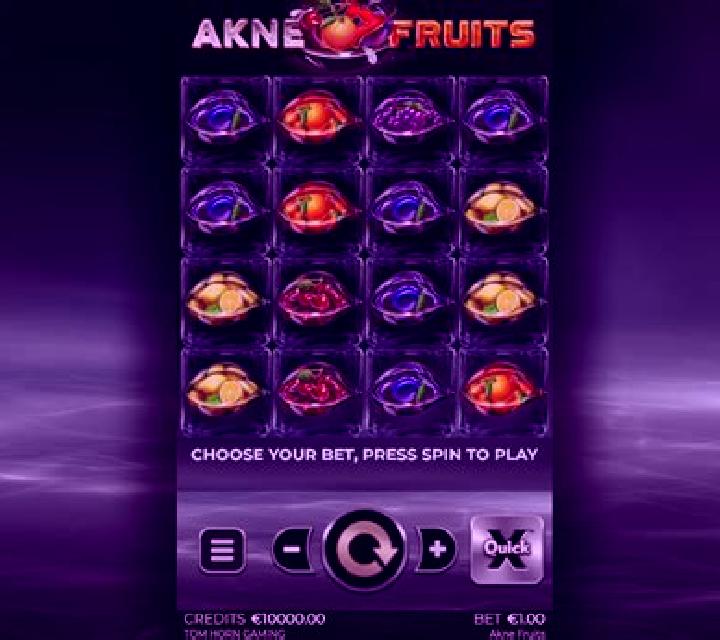 Akne Fruits slot game
