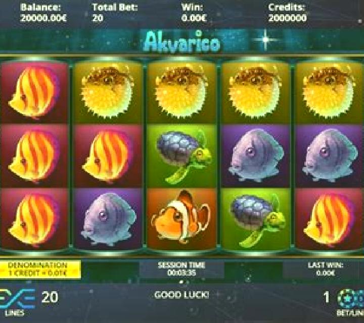 Akvarico slot game
