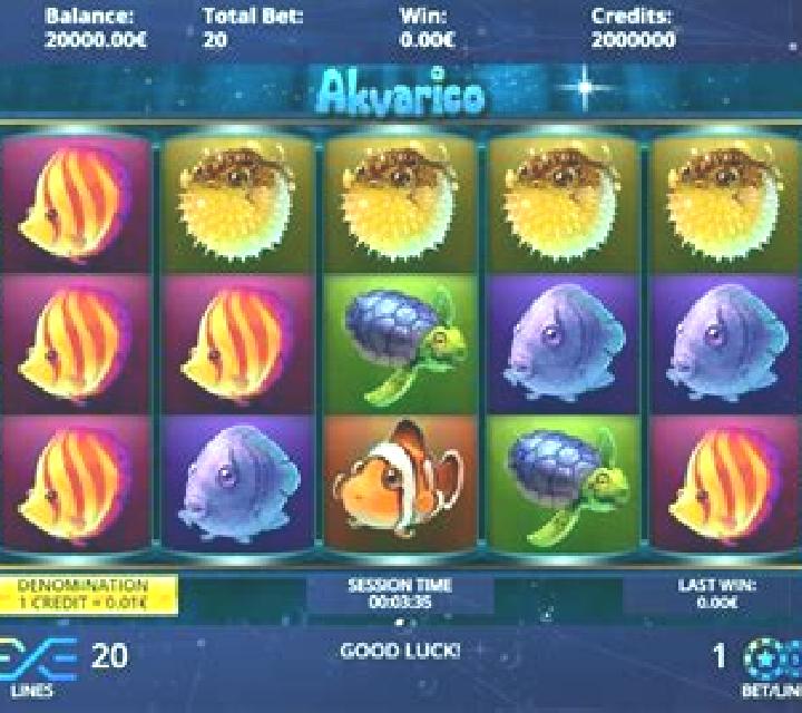 Akvarico slot machine