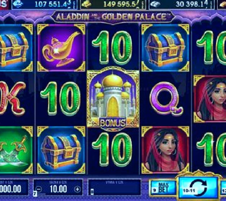Aladdin and the Golden Palace slot game