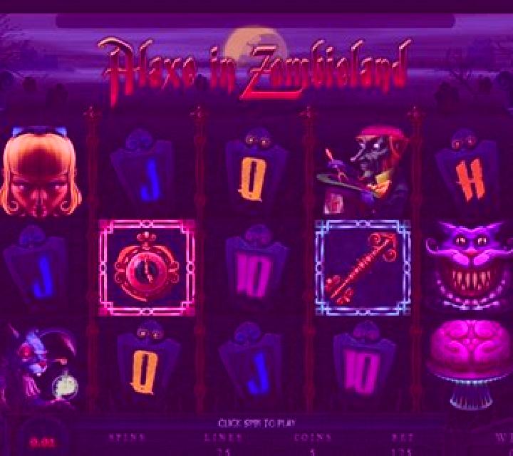 Alaxe in Zombieland slot game