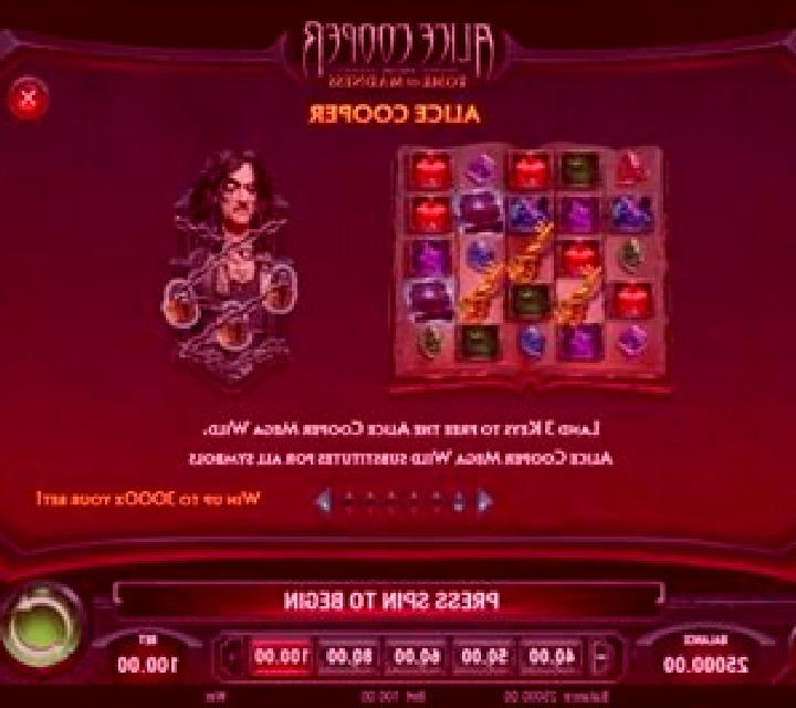 Alice Cooper slot