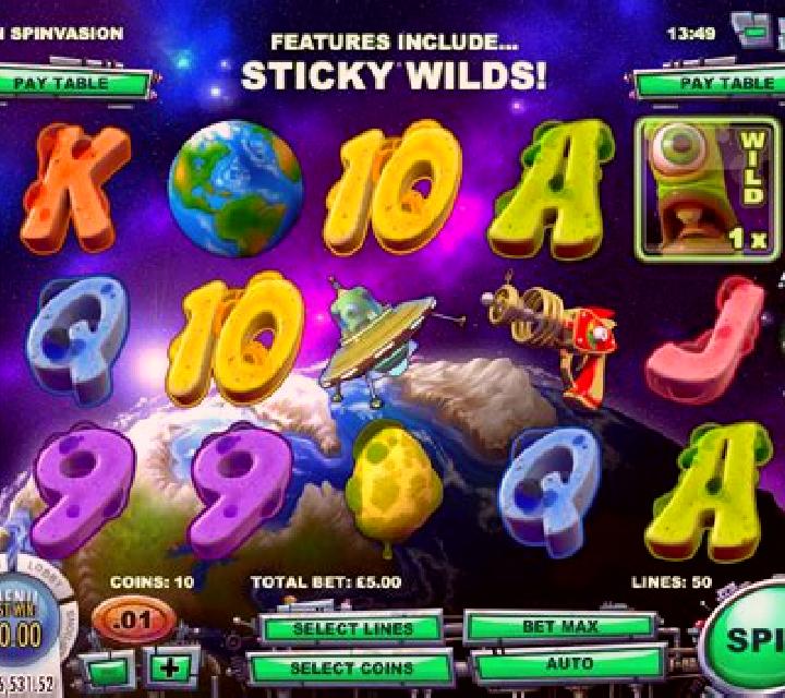 Alien Spinvasion! slot machine