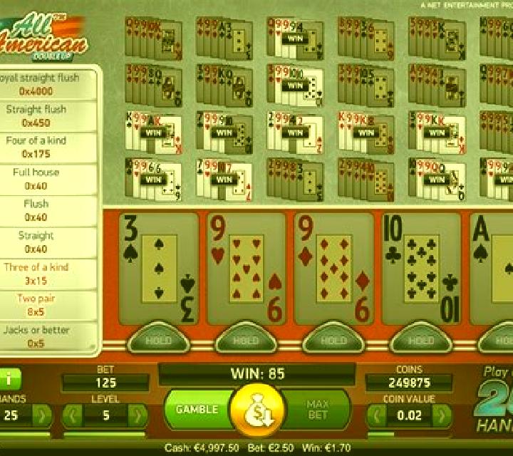 All American Double Up slot