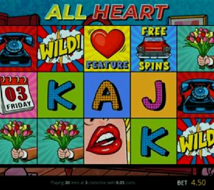 All Heart slot machine