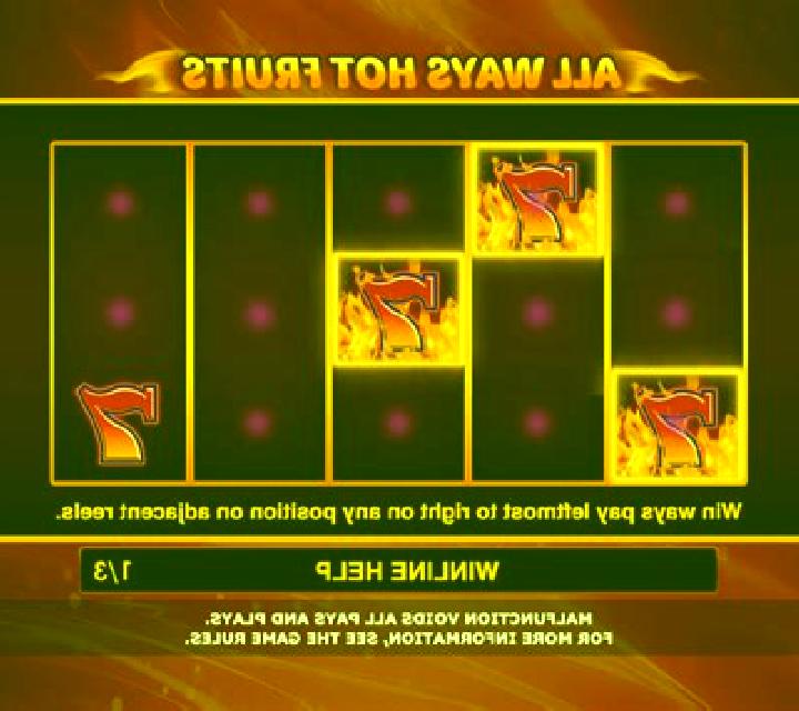 All Ways Hot Fruits slot machine