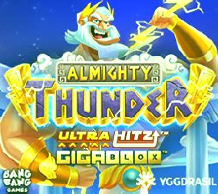 Almighty Thunder UltraHitz GigaBlox slot machine