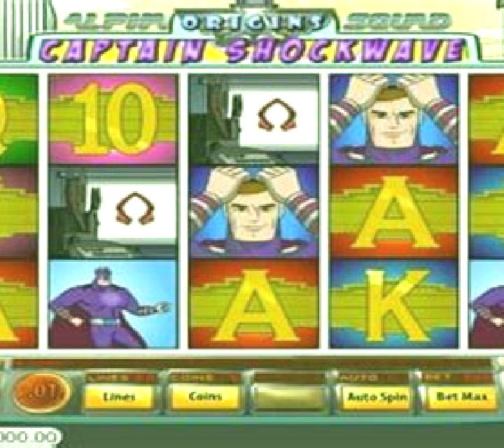 Alpha Squad Origins Captain Shockwave online slot