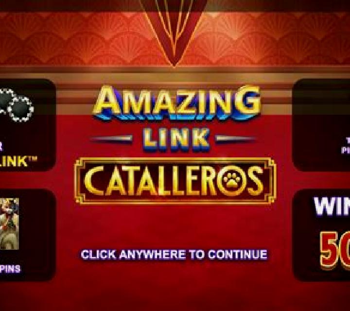 Amazing Link Catalleros slot game