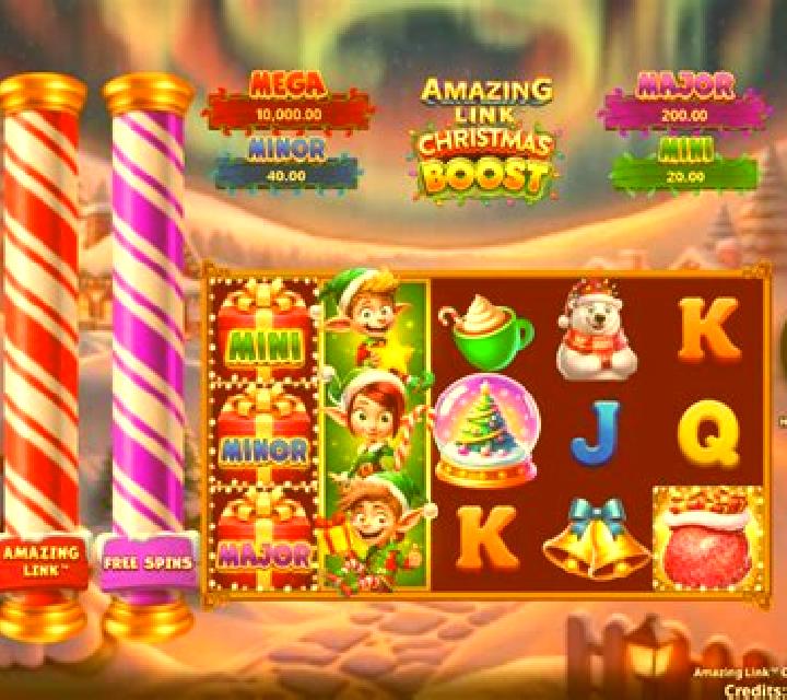 Amazing Link Christmas Boost slot machine