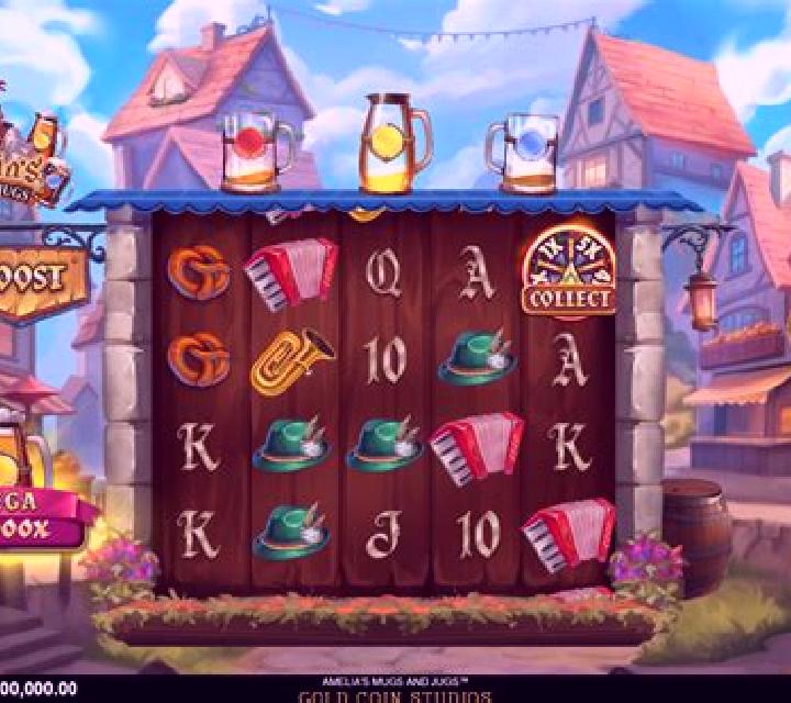 Amelia s Mugs and Jugs slot machine