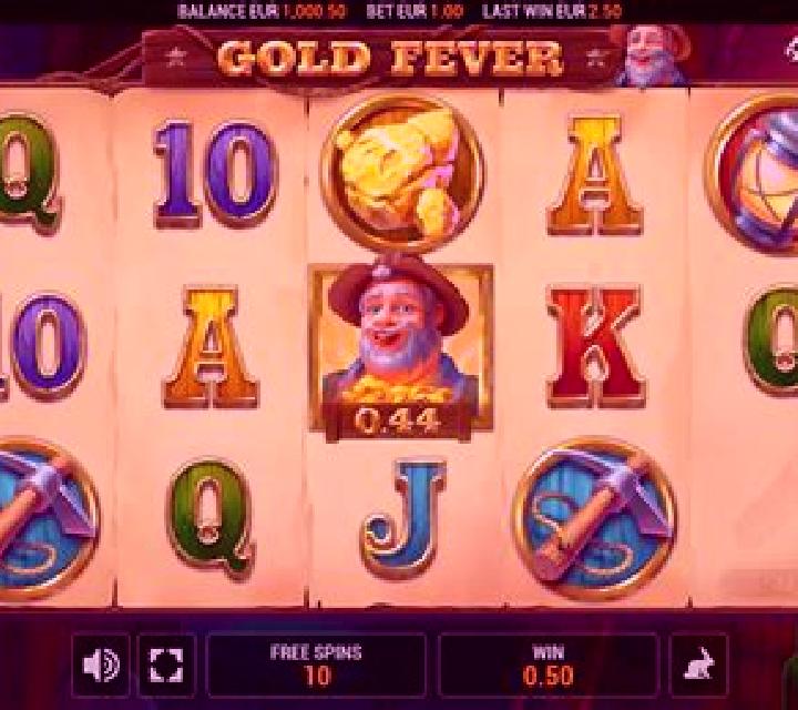 American Gold Fever slot machine