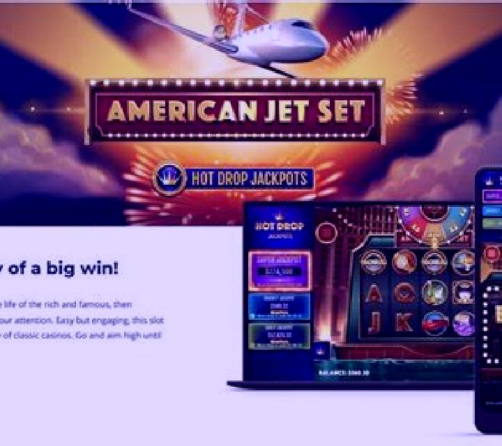 American Jet Set Hot Drop Jackpots online slot