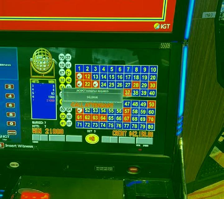 American Keno slot machine