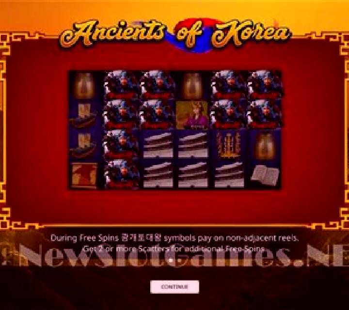 Ancients of Korea slot machine